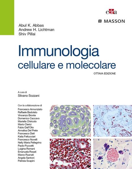 Immunologia cellulare e molecolare. Ediz. illustrata - Abul K. Abbas,Andrew H. Lichtman,Shiv Pillai - copertina