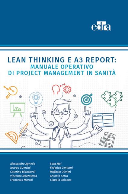 Lean Thinking e A3 Report: Manuale Operativo di Project Management in Sanità - copertina