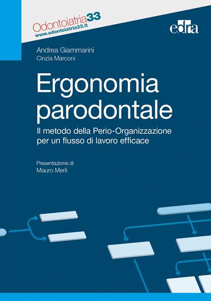 Ergonomia paradontale. Il metodo della Perio-Organizzazione per un flusso di lavoro efficace - Andrea Giammarini,Cinzia Marconi - copertina