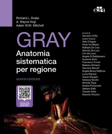 Gray. Anatomia sistematica per regione - Richard L. Drake,A. Wayne Vogl,Adam Mitchell - copertina