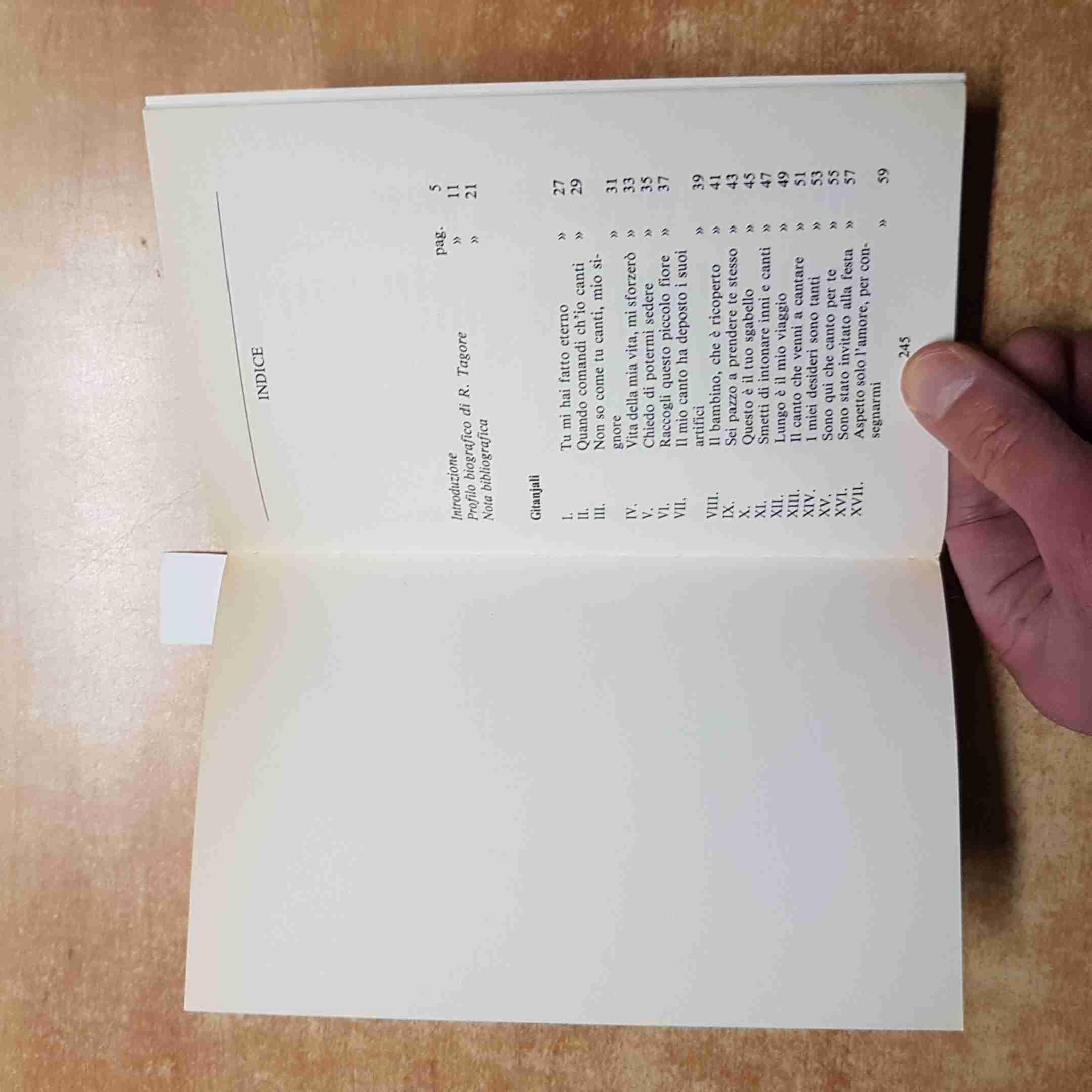 Gitanjali. Canti di offerta. Testo inglese a fronte