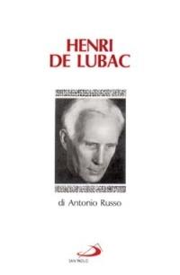Henri De Lubac - Antonio Russo - copertina