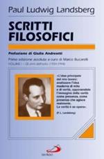 Scritti filosofici. Vol. 1: Gli anni dell'esilio (1934-1944).