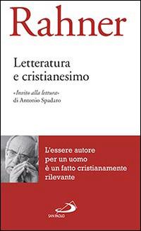Letteratura e cristianesimo - Karl Rahner - copertina