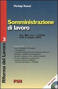 Somministrazione di lavoro. Con CD-ROM - Pierluigi Rausei - copertina