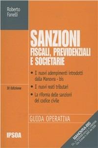Sanzioni. Fiscali, previdenziali e societarie - Roberto Fanelli - copertina