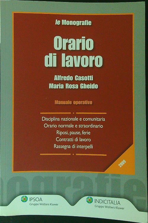 Orario di lavoro