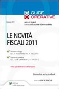 Le novità fiscali 2011 - Antonio Gigliotti - copertina