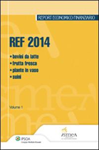 REF 2014. Bovini da latte, frutta fresca, piante in vaso, suini - copertina