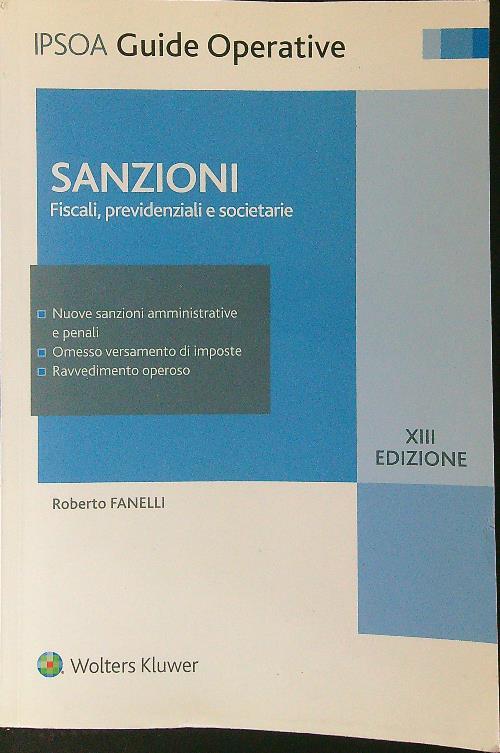 Sanzioni. Fiscali, previdenziali e societarie