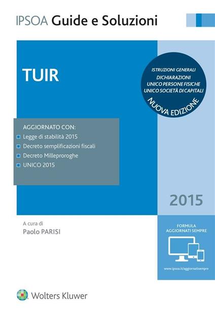 TUIR 2015 - Paolo Parisi - ebook