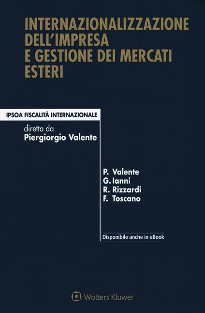 Internazionalizzazione dell'impresa e gestione dei mercati esteri - copertina