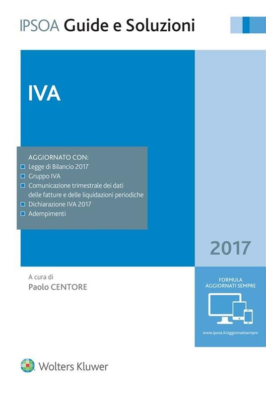 IVA 2017 - Paolo Centore - ebook