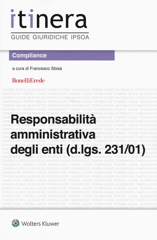La responsabilità amministrativa degli enti (d.lgs. 231/01) - copertina