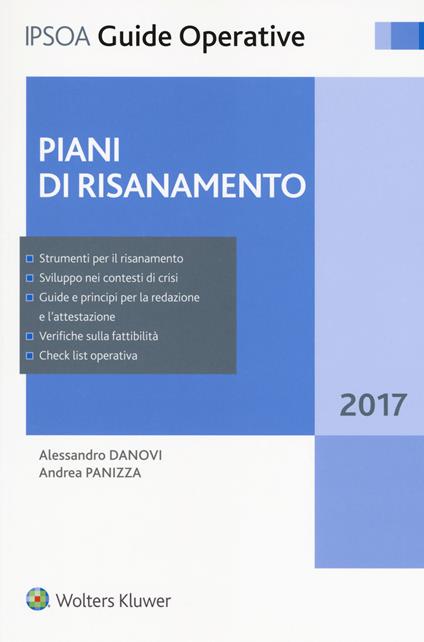 Piani di risanamento. Con Contenuto digitale per accesso on line - Alessandro Danovi,Andrea Panizza - copertina