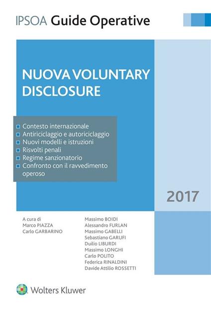 Nuova voluntary disclosure - Carlo Garbarino,Marco Piazza - ebook