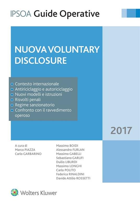 Nuova voluntary disclosure - Carlo Garbarino,Marco Piazza - ebook