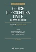 Codice di procedura civile. Commentario. Vol. 1: Codice di procedura civile. Commentario