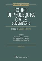 Codice di procedura civile. Commentario. Vol. 3: Codice di procedura civile. Commentario