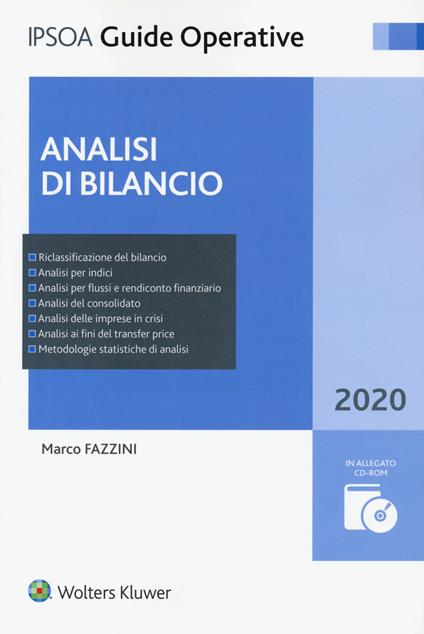 Analisi di bilancio. Con CD-ROM - Marco Fazzini - copertina