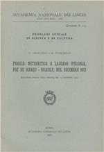 Pioggia meteoritica a Lajeado Ipiranga, Foz de Iguaçu (Brasile) nel dicembre 1972