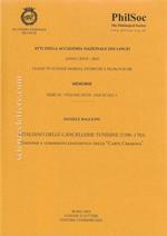 L' Italiano delle cancellerie tunisine (1590-1703)