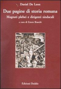 Due pagine di storia romana