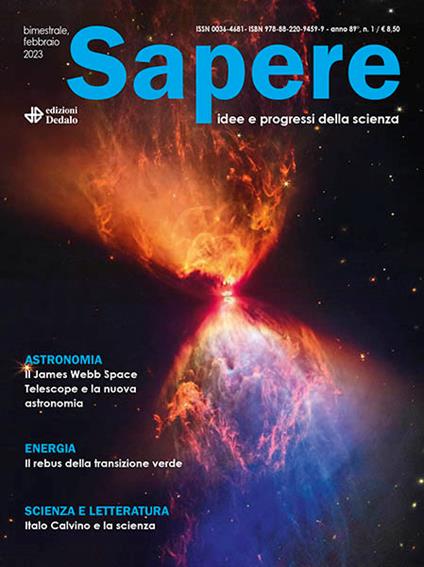 Sapere. Idee e progressi della scienza (2023). Vol. 1 - copertina