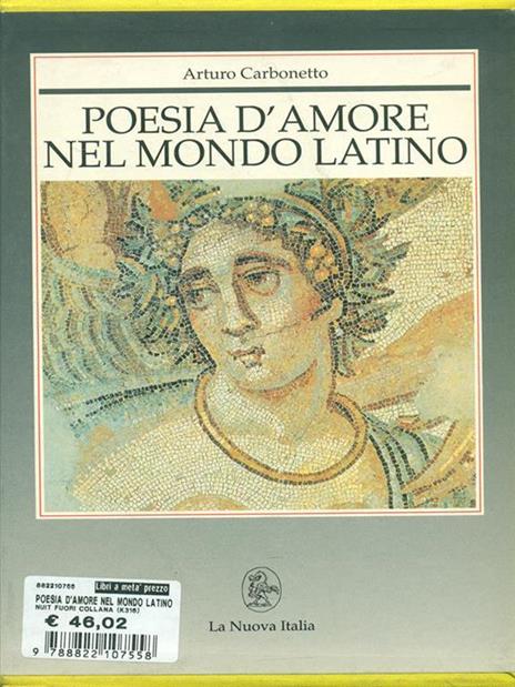 Poesia d'amore nel mondo latino - Arturo Carbonetto - copertina
