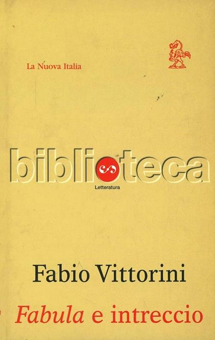 Fabula e intreccio - Fabio Vittorini - copertina