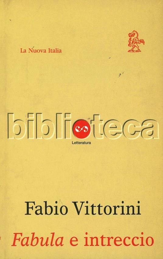 Fabula e intreccio - Fabio Vittorini - copertina