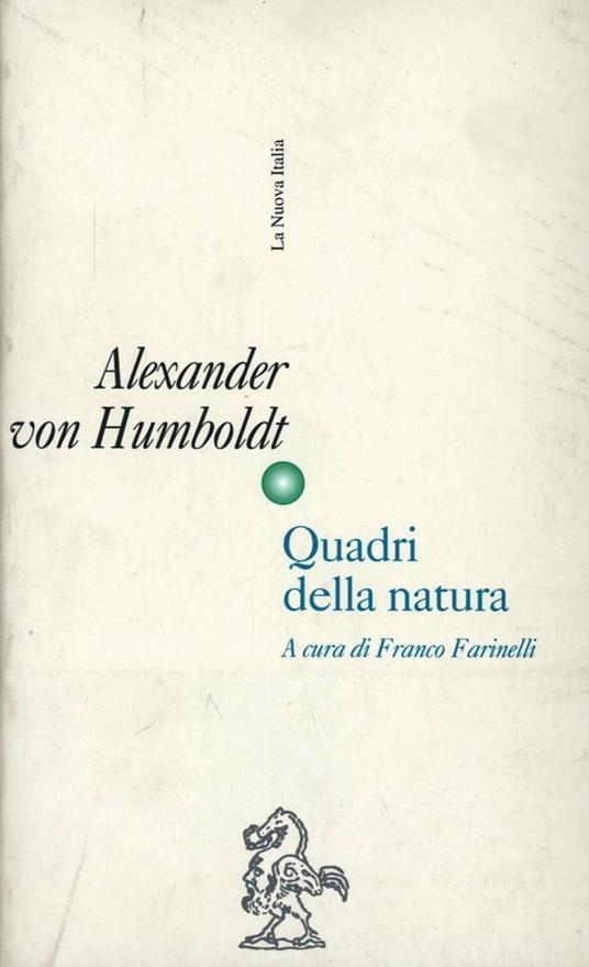 Quadri della natura - Alexander von Humboldt - copertina