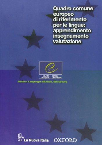 Quadro comune europeo di riferimento per le lingue: apprendimento, insegnamento, valutazione - copertina