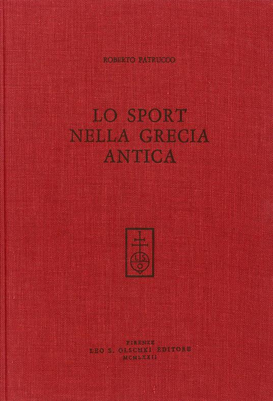 Lo sport nella Grecia antica - Roberto Patrucco - copertina