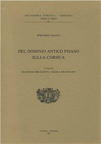 Del dominio antico pisano sulla Corsica - Bernardo Tanucci - copertina