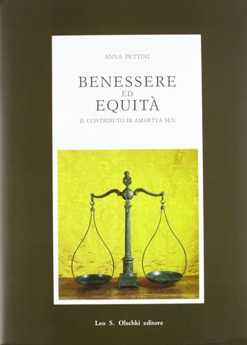 Benessere ed equità. Il contributo di Amartya Sen - Anna Pettini - copertina