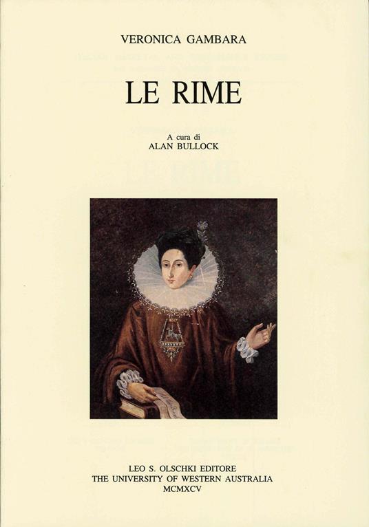 Le rime - Veronica Gambara - copertina