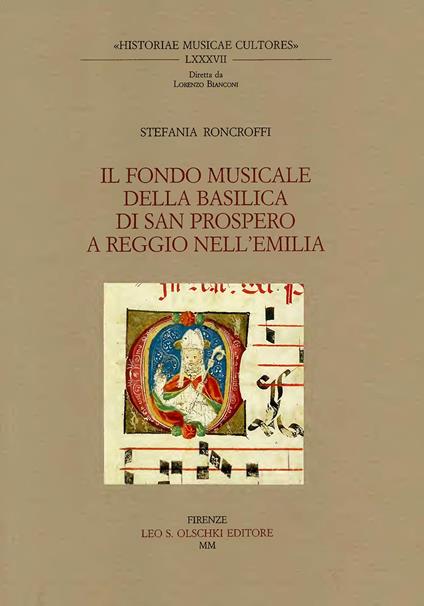 Il fondo musicale della Basilica di S. Prospero a Reggio nell'Emilia - Stefania Roncroffi - copertina