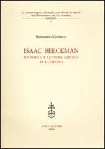 Isaac Beeckman. Atomista e lettore critico di Lucrezio