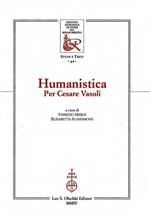 Humanistica. Per Cesare Vasoli