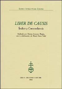 Liber de causis. Índice y concordancia - copertina