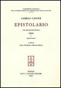 Epistolario. Vol. 17: 1860. - Camillo Cavour - copertina