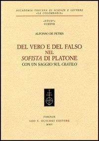 Del vero e del falso nel Sofista di Platone - Alfonso De Petris - copertina