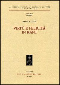 Virtù e felicità in Kant - Daniela Tafani - copertina