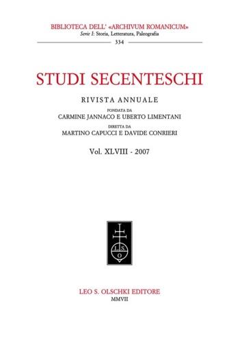 Studi secenteschi. Vol. 48