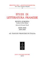 Studi di letteratura francese