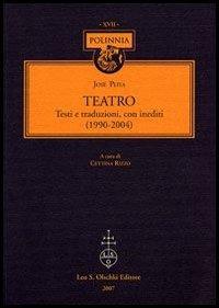 Teatro - José Pliya - copertina