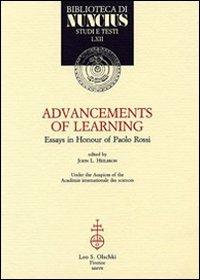 Advancements of Learning. Essays in Honour of Paolo Rossi - 2