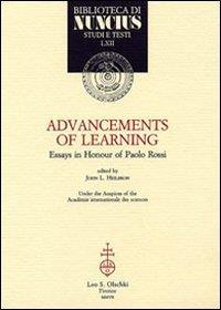Advancements of Learning. Essays in Honour of Paolo Rossi - 4