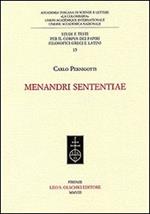 Menandri Sententiae